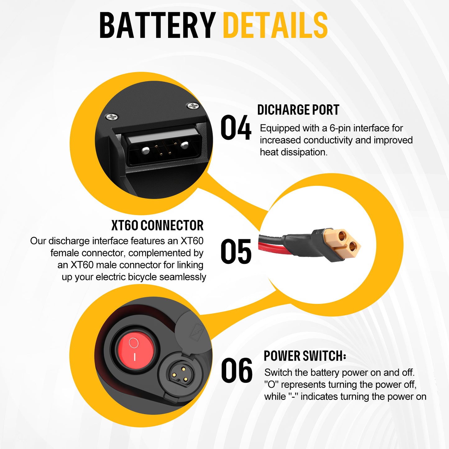 48v 17.5/20Ah Downtube Battery for E-Bike Motors