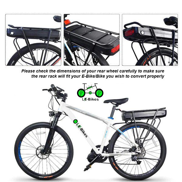 Rear Rack E-Bike Battery for Bafang E-Bike Conversion Kits