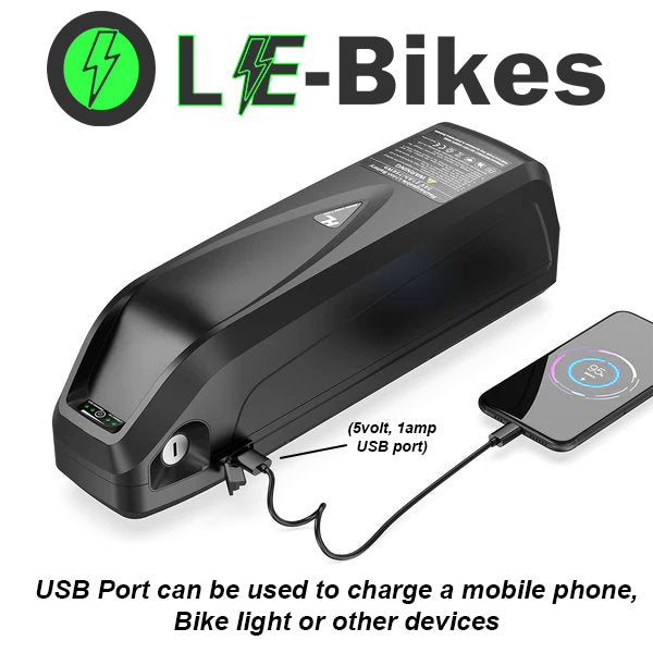 48v 17.5/20Ah Downtube Battery for E-Bike Motors