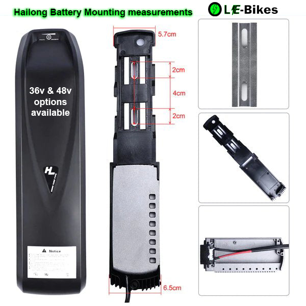 48v 17.5/20Ah Downtube Battery for E-Bike Motors