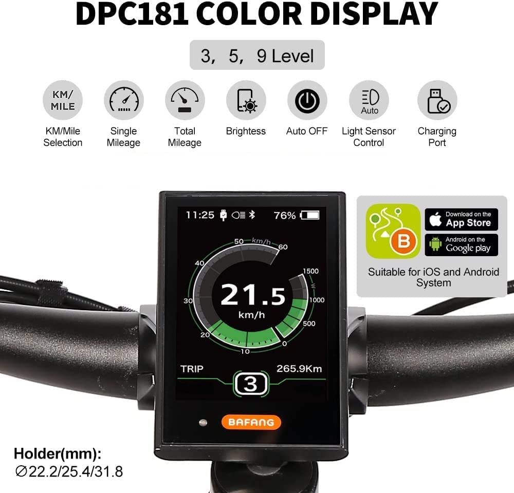 Bafang 48v 750w Mid Drive Motor kit (No battery)