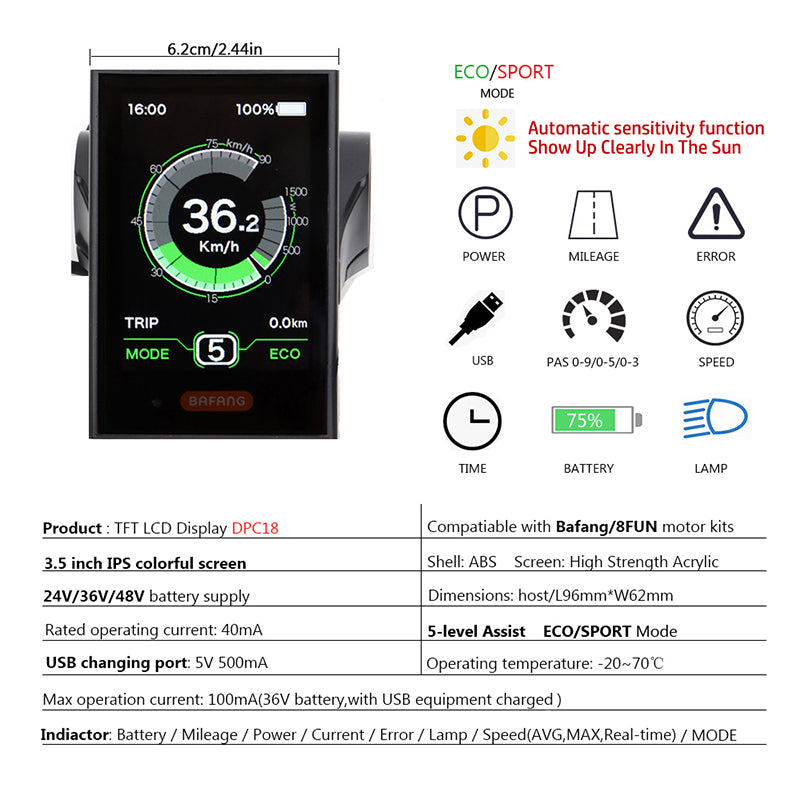 Bafang 36v 250w Mid Drive Motor (No battery)